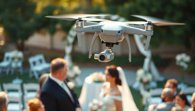 Best Beginner Drone for Wedding Videography in Spain Under 5 - wedding ceremony drone photography cover image