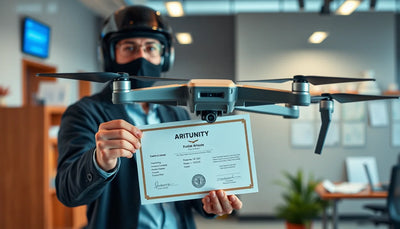 Securing a UAE GCAA Commercial Drone License for Mavic 4 Pro - drone pilot license certification guide cover