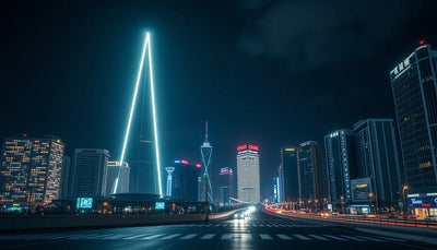 Luminous Arrow Over Shenzhen Signals Low-Altitude Economy Push