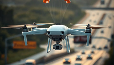 Zipline Drone Parachutes Onto Houston Highway, No Police Report