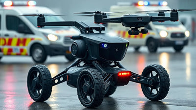 Emergency Robot Competition in Guangzhou Tests Firefighting Drones and Robot Dogs