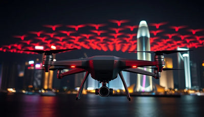 Hong Kong Drone Show Marks 77th Anniversary of New China