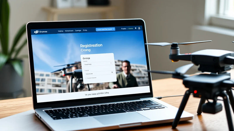 DJI Mini 3 Pro kit documented before a South Korea registration and flight-area review
