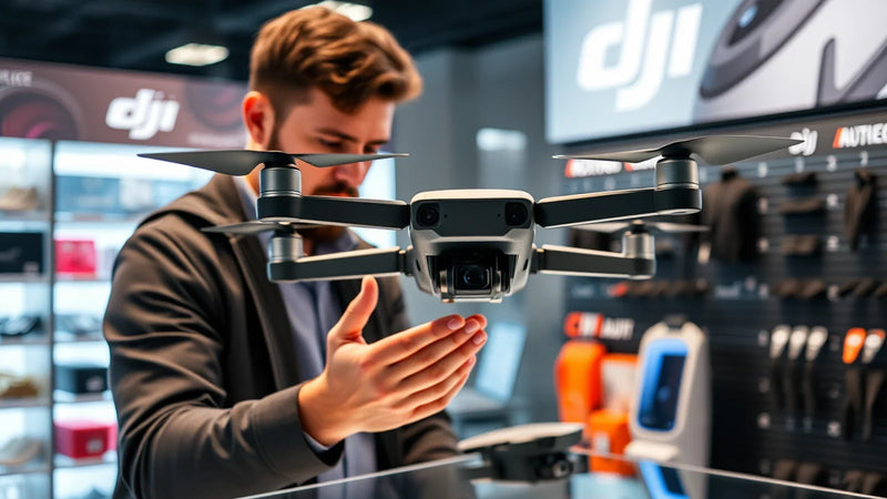 China used-DJI real-estate video buyer file with property brief, exact kit, observed evidence, written terms and ground-camera alternative