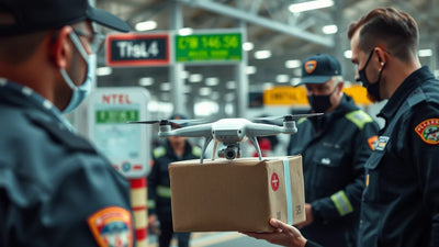 Used agricultural drone, condition record, supplier file and Kenya farm-project evidence reviewed before import