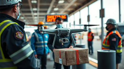 Imported mining drone presented for Ghana aviation and customs document review