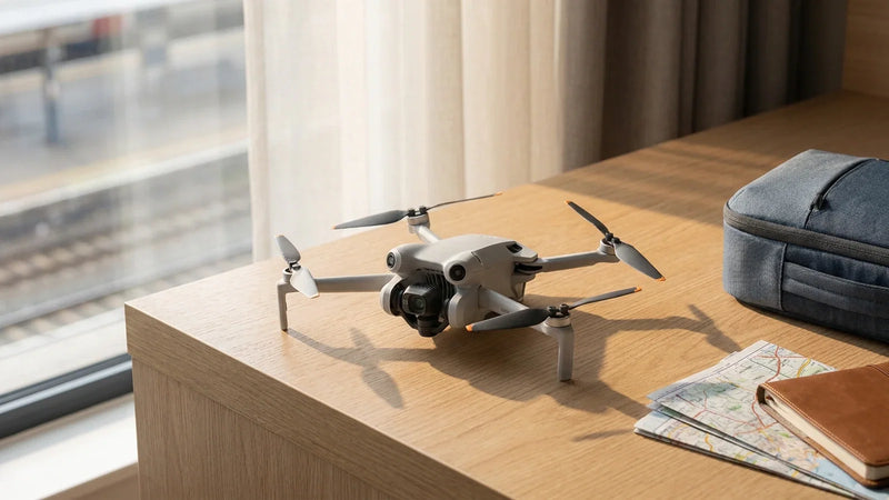 DJI Mini 4 Pro prepared for a supported firmware update