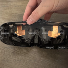OEM-pulled DJI Goggles 2 mask and touchpad assembly, inner assembly view