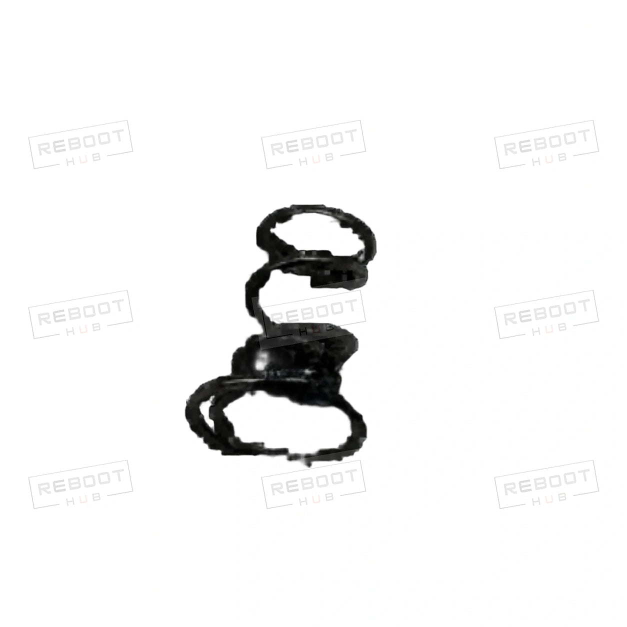 DJI Mavic Air 2 Folding Propeller Spring close detail view on white with Reboot Hub watermark overlay