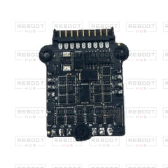 OEM-pulled DJI Air 3 ESC Board on white with Reboot Hub watermark overlay — source view 5