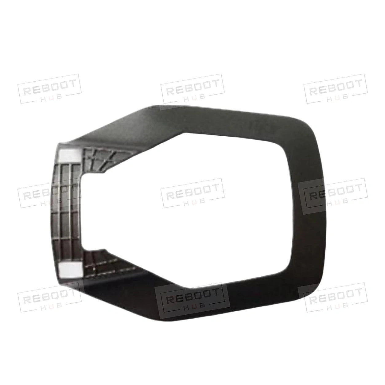 DJI Mavic Air Metallic Upper Frame close detail view on white with Reboot Hub watermark overlay