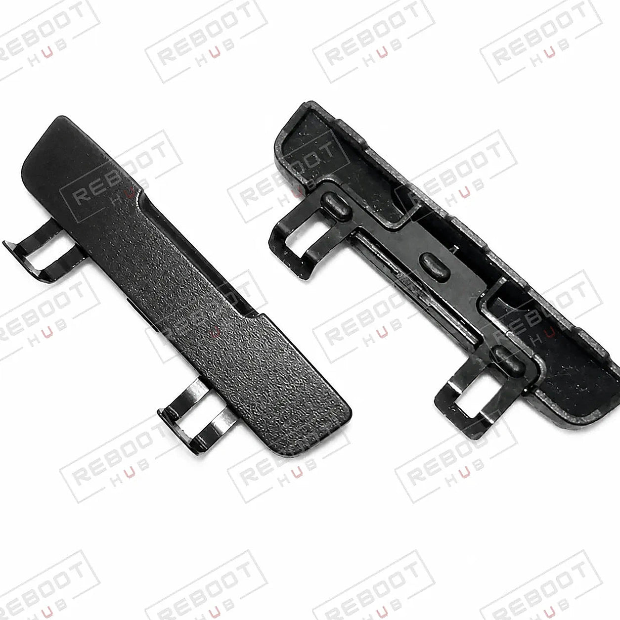 DJI Mavic Air SD Card Slot Cover close detail view on white with Reboot Hub watermark overlay
