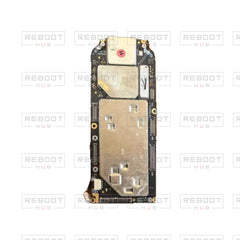 OEM-pulled DJI Air 3S Motherboard on white with Reboot Hub watermark overlay — source view 6
