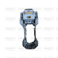 OEM-pulled DJI Air 2S Aircraft Middle Frame without Filter or Dust Plug on white with Reboot Hub watermark overlay — source view 3