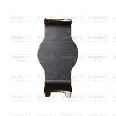 OEM-pulled DJI Air 2S Gimbal Roll Axis Inner Cover on white with Reboot Hub watermark overlay — source view 2