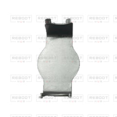 OEM-pulled DJI Air 2S Gimbal Roll Axis Inner Cover on white with Reboot Hub watermark overlay — source view 3