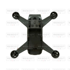 OEM-pulled DJI Spark Middle Frame on white with Reboot Hub watermark overlay — source view 5