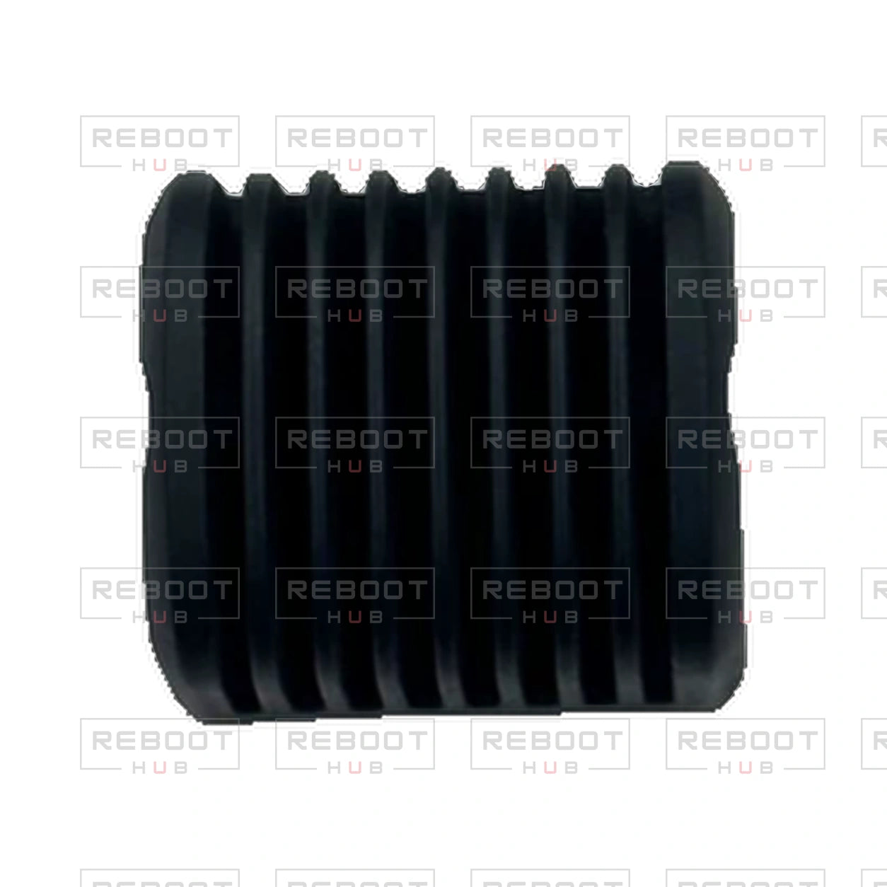 OEM-pulled DJI Mavic Air 2 Gimbal Camera Rear Cover on white with Reboot Hub watermark overlay — source view 5