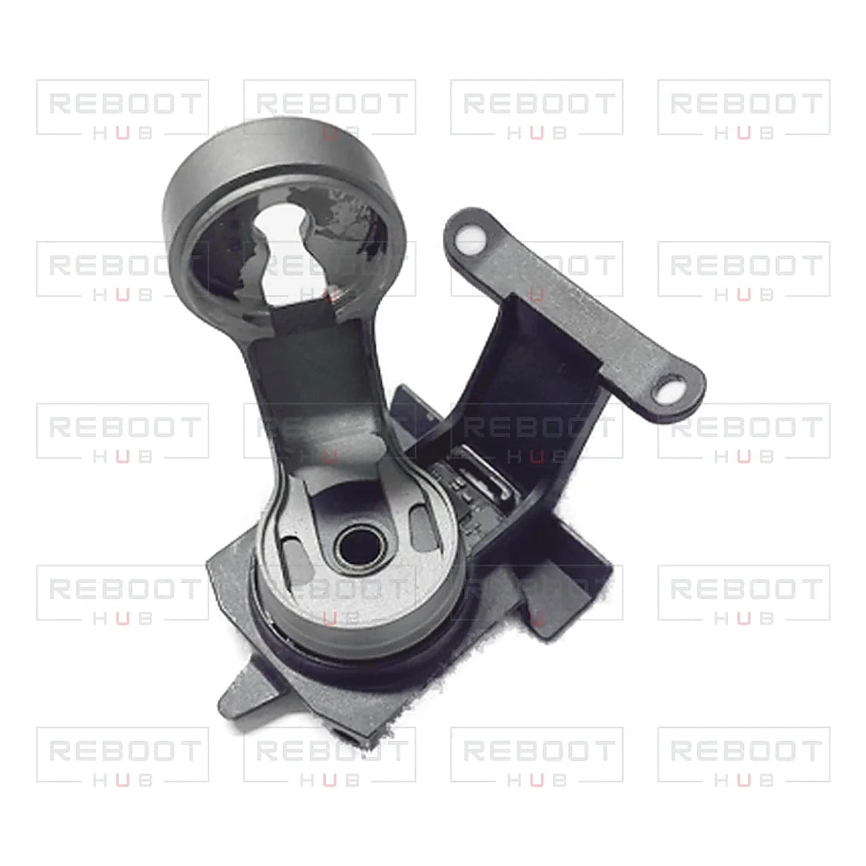 DJI Air 2S Gimbal Yaw Motor with Bracket close detail view on white with Reboot Hub watermark overlay