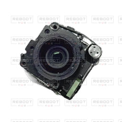 OEM-pulled DJI Air 2S Gimbal Camera Lens Core on white with Reboot Hub watermark overlay — source view 2