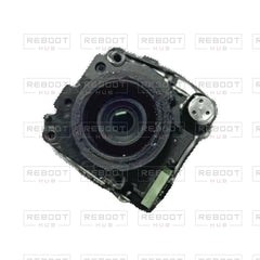 OEM-pulled DJI Air 2S Gimbal Camera Lens Core on white with Reboot Hub watermark overlay — source view 3
