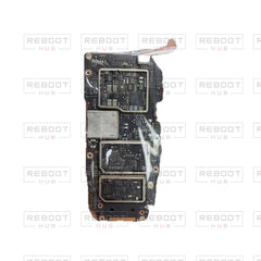 OEM-pulled DJI Mavic Air 2 Motherboard on white with Reboot Hub watermark overlay — source view 4