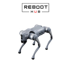 Certified Refurbished Unitree Go 2 - agile quadruped robot in black with dynamic movement capabilities and advanced sensors