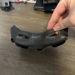 OEM-pulled DJI Goggles 2 mask and touchpad assembly, underside view with DJI marking