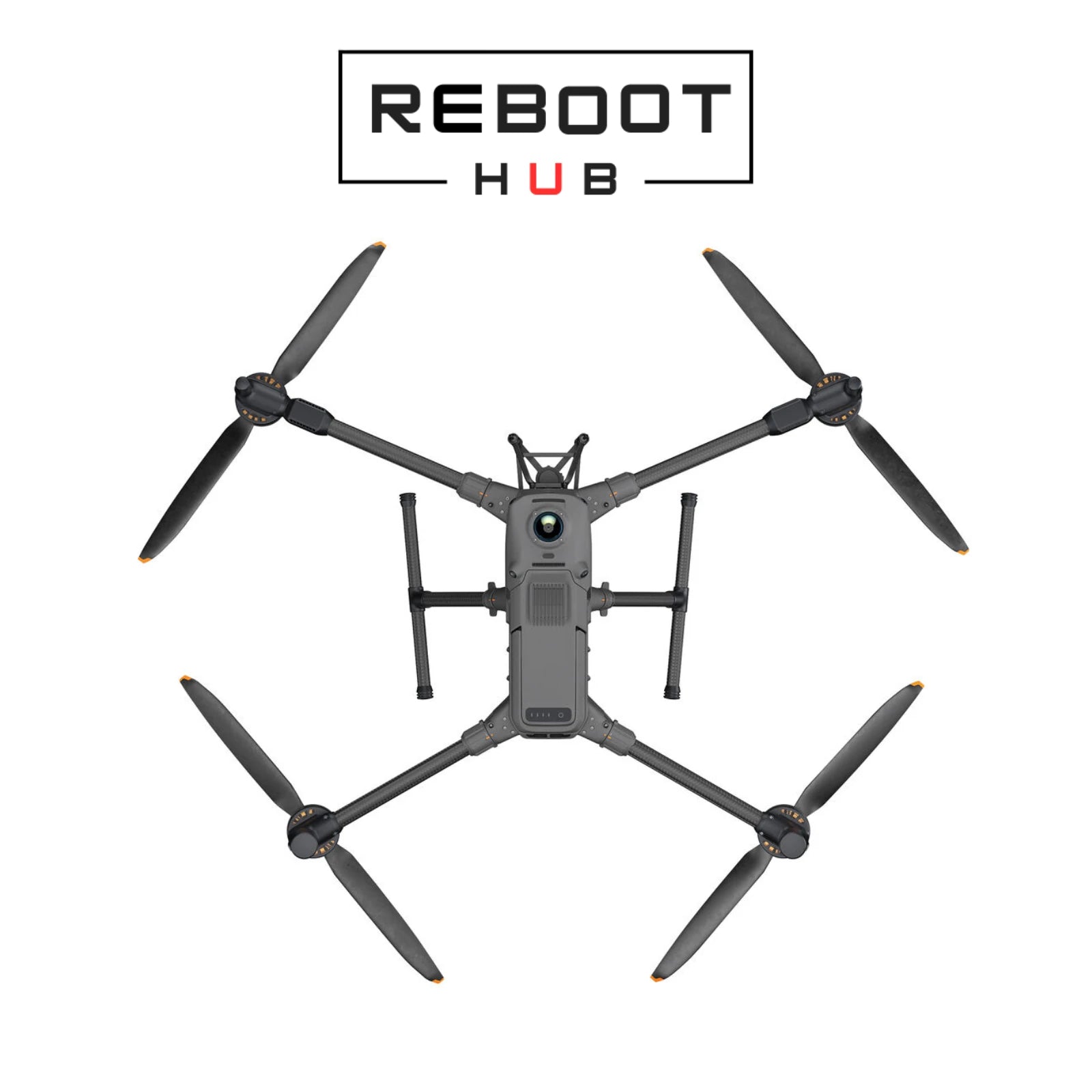 DJI Matrice 400 enterprise drone top view with arms extended