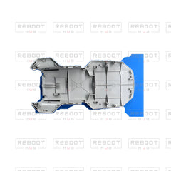 OEM-pulled DJI Mavic Mini Upper Shell on white with Reboot Hub watermark overlay — view 3