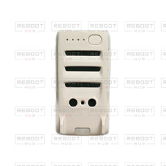 OEM-pulled DJI Mini 2 Bottom Shell on white with Reboot Hub watermark overlay — view 2