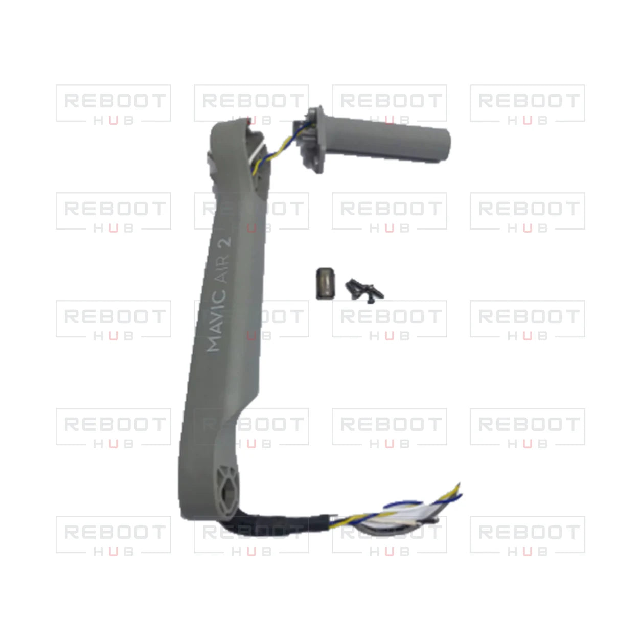DJI Mavic Air 2 Front Left Arm Shell with LED Cover and Screws photo 1, OEM-pulled overall product view