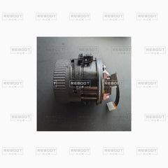 OEM-pulled DJI Goggles 2 display lens module with flex connector, side view