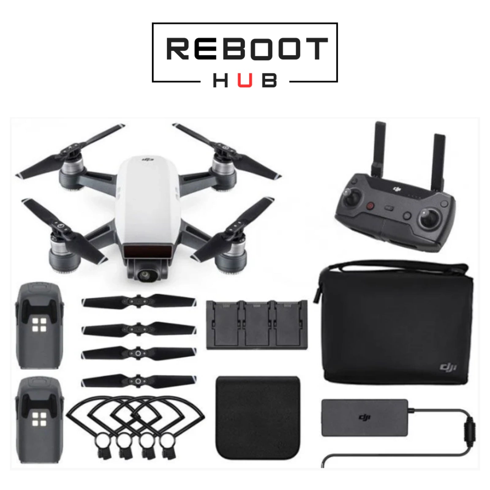 certified-refurbished-dji-spark-compact-drone-12mp-camera-1080p-video-gesture-controls-quickshot-modes