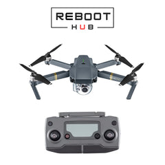 Certified Refurbished DJI Mavic Pro drone gray body with RC1A, showing compact design.