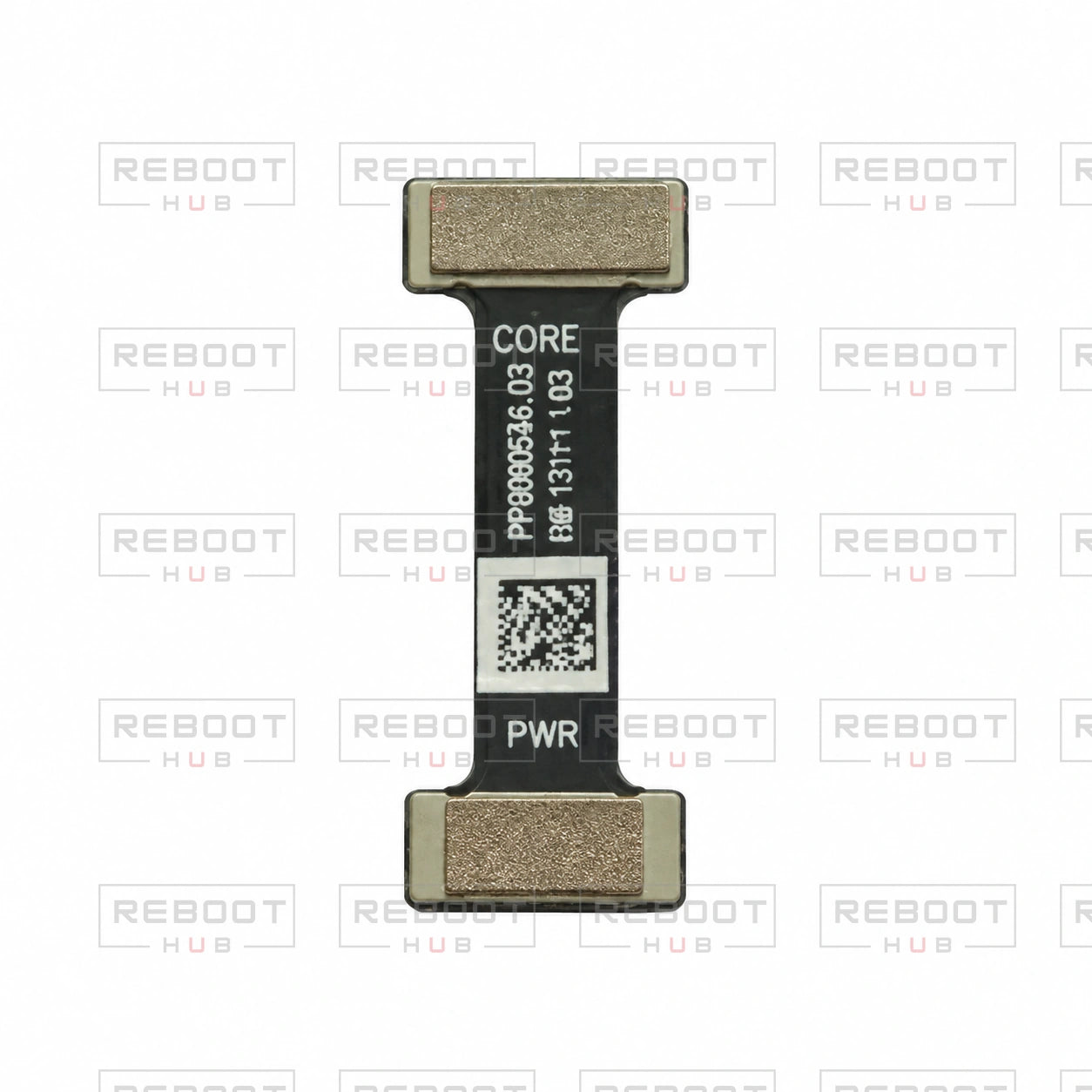 OEM-pulled DJI Air 2 ESC Flexible Flat Cable on white with Reboot Hub watermark overlay — view 2