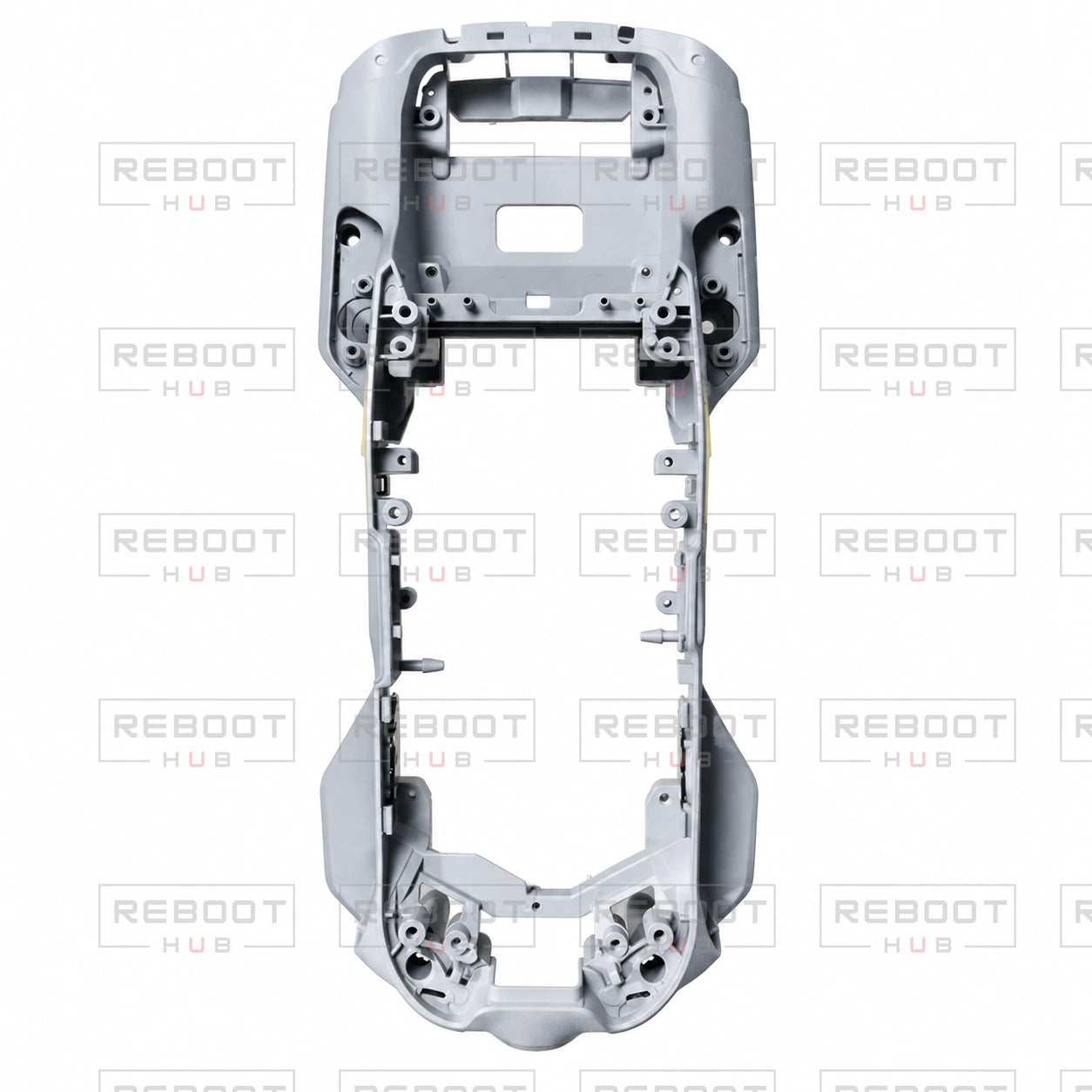 OEM-pulled DJI Air 2 Middle Frame on white with Reboot Hub watermark overlay — view 5