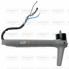 OEM-pulled DJI Air 3 Front Arm Left with Reboot Hub watermark overlay