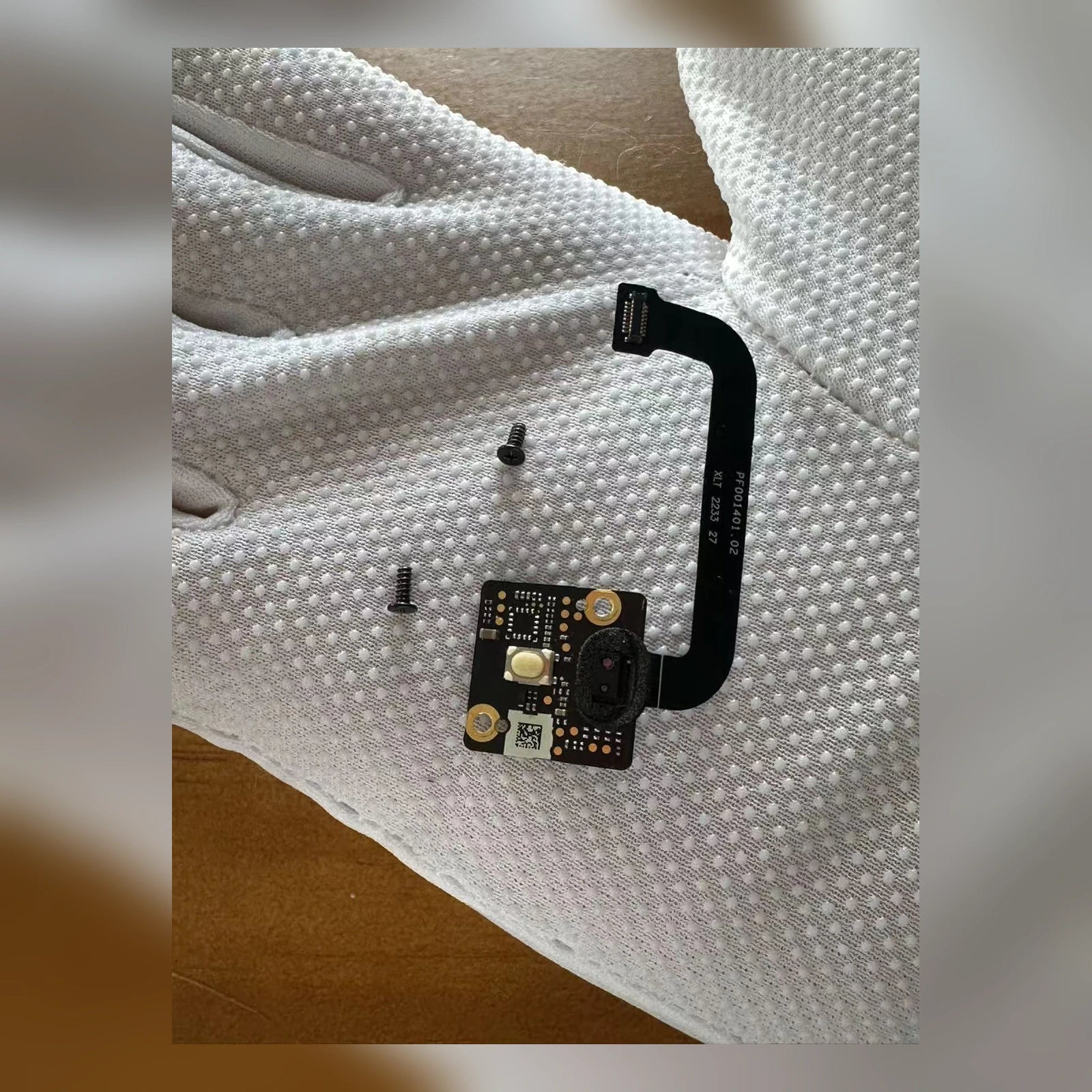DJI Goggles 2 sensor board module with flex cable, OEM-pulled, full assembly view