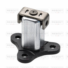 OEM-pulled DJI Mini 3 Pro Front Arm Rotation Axis on white with Reboot Hub watermark overlay