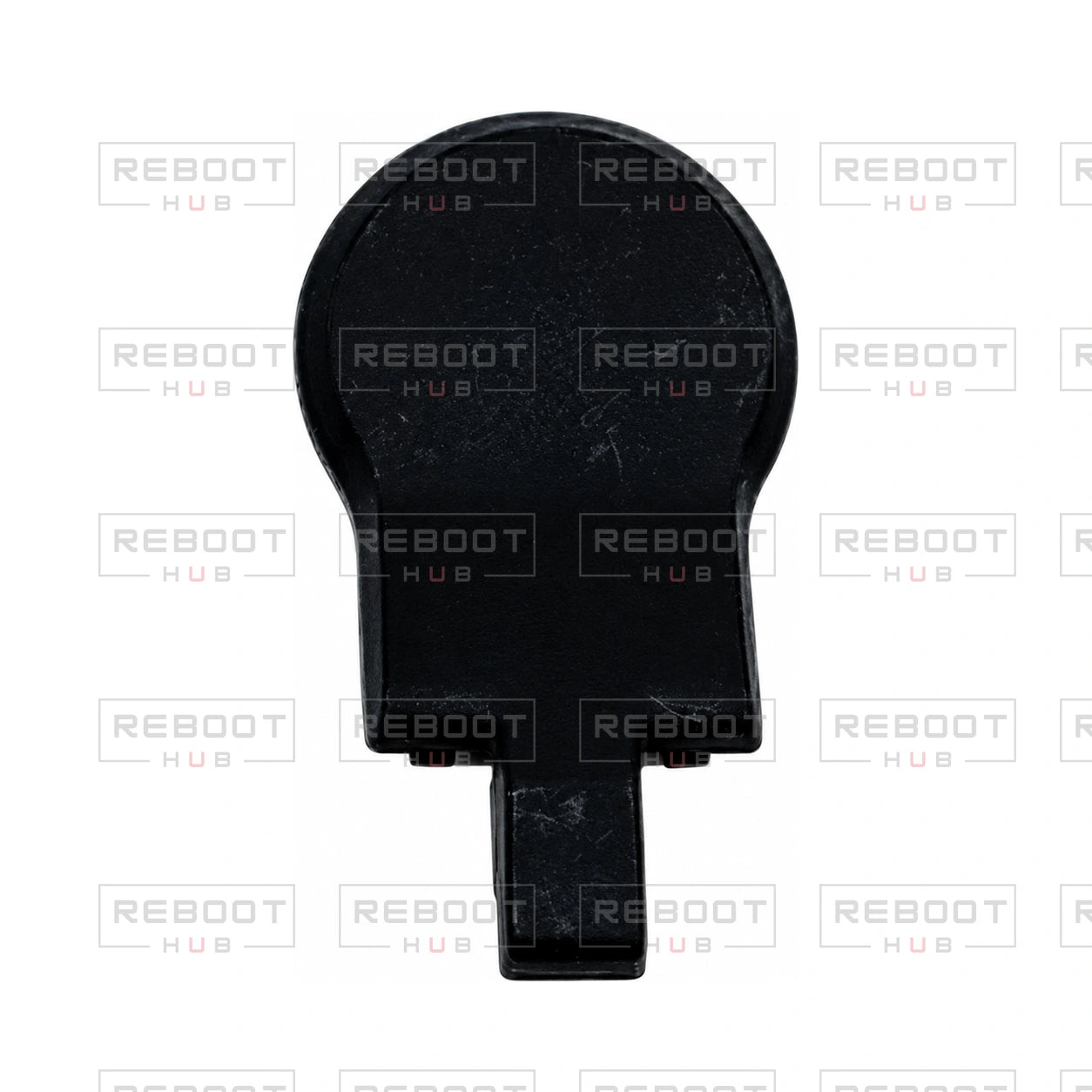 OEM-pulled DJI Mini 4 Pro Gimbal Upper Bracket Cover on white with Reboot Hub watermark overlay