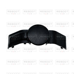 OEM-pulled DJI Mini 4 Pro Gimbal Lower Bracket Cover on white with Reboot Hub watermark overlay