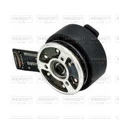 OEM-pulled DJI Mini 3 Gimbal Pitch Motor on white with Reboot Hub watermark overlay
