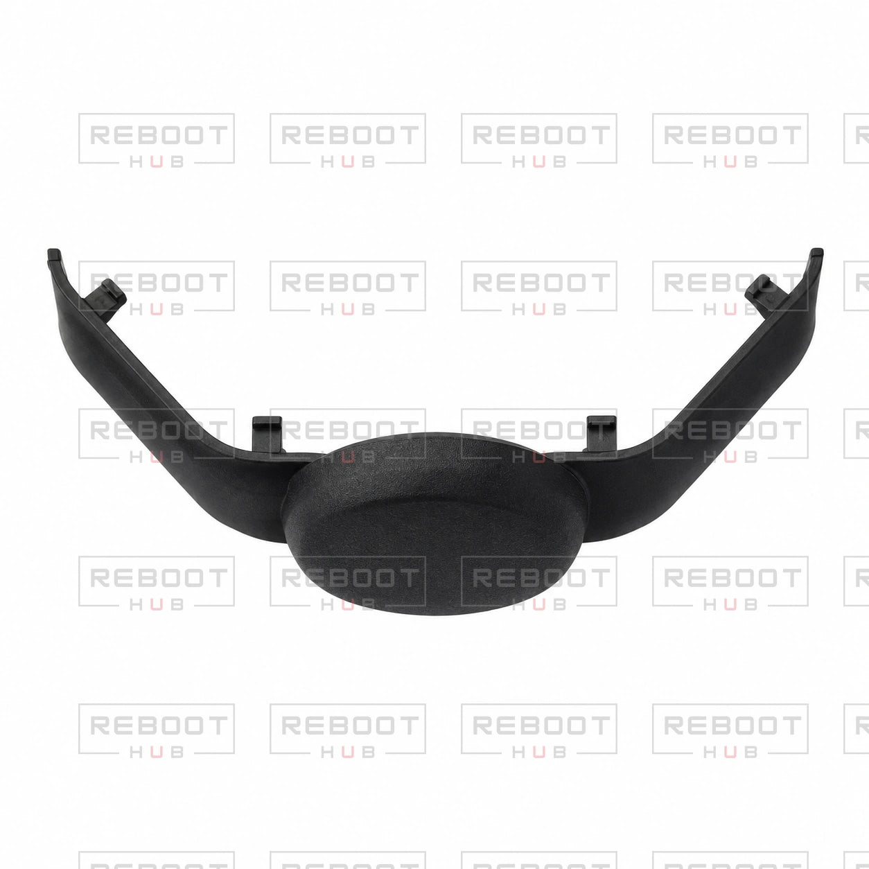 OEM-pulled DJI Mini 3 Gimbal Lower Bracket Cover on white with Reboot Hub watermark overlay
