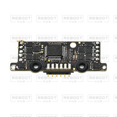 OEM-pulled DJI Mini 3 Pro ESC Board, component face on white with Reboot Hub watermark overlay