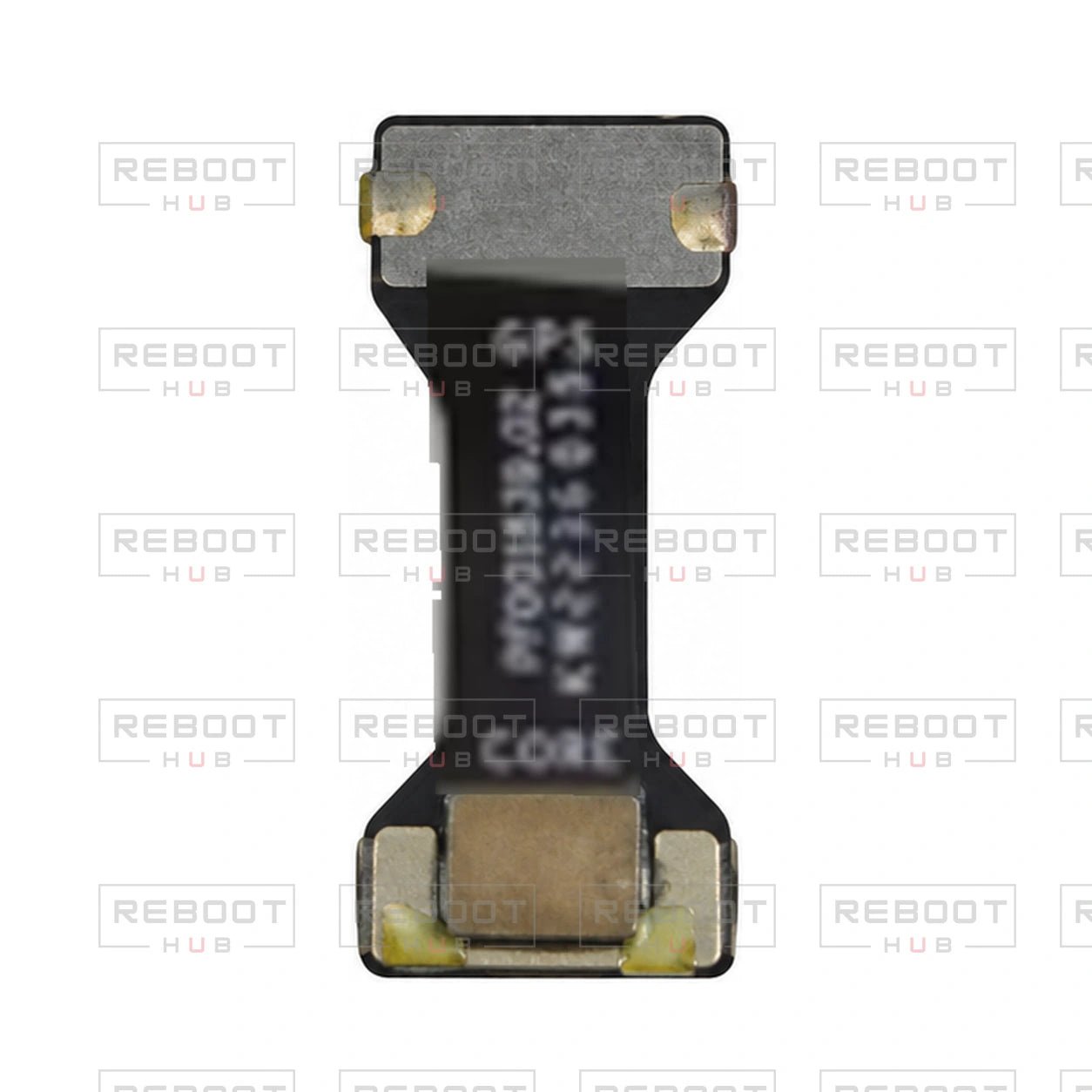 OEM-pulled DJI Mini 3 GPS Flexible Flat Cable on white with Reboot Hub watermark overlay