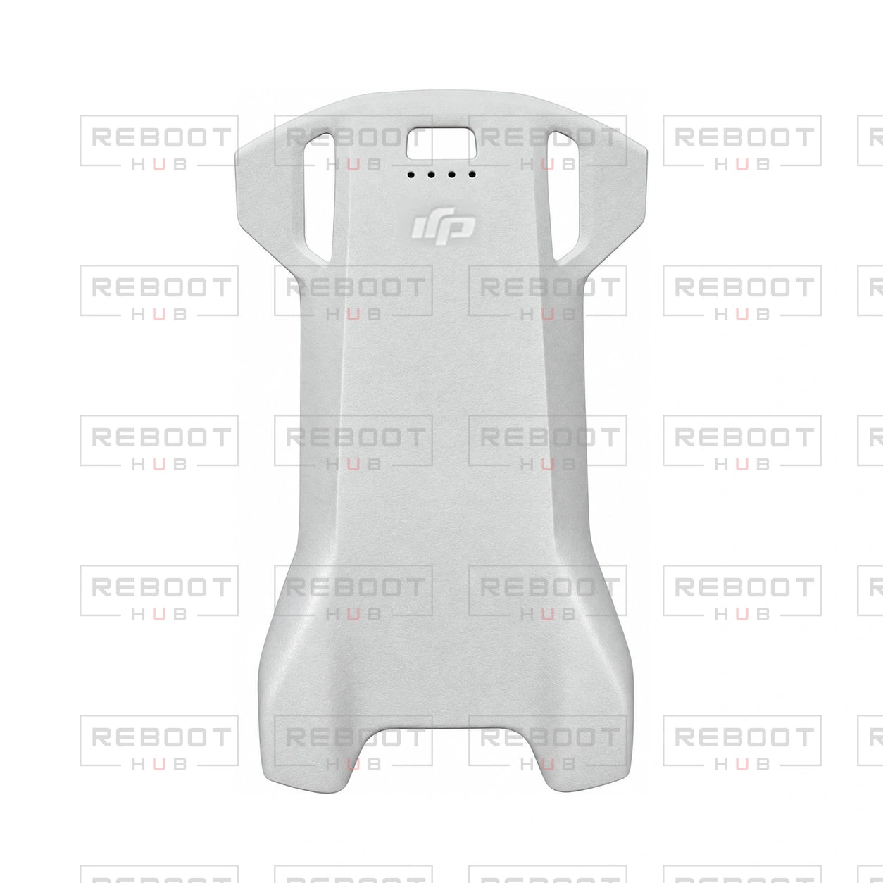 OEM-pulled DJI Mini 3 Upper Shell on white with Reboot Hub watermark overlay