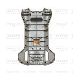 OEM-pulled DJI Mini 3 Upper Shell on white with Reboot Hub watermark overlay