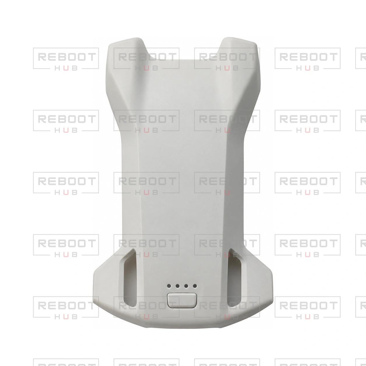 OEM-pulled DJI Mini 3 Upper Shell on white with Reboot Hub watermark overlay
