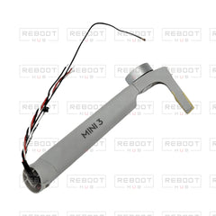 OEM-pulled DJI Mini 3 Front Arm Left on white with Reboot Hub watermark overlay